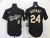 Dodgers 8 & 24 Kobe Bryant Black Camo 2020 Nike Cool Base Jersey,baseball caps,new era cap wholesale,wholesale hats